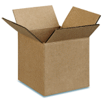 4x4x4 Corrugated Boxes (2 sizes)