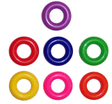 1 inch Plastic Circles