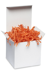 Orange Crinkle Paper