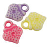 Freckled Heart Charm (24) Asst Colors