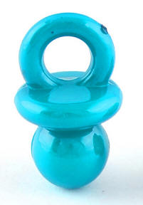 Bright Pacifier Bead (Sky Blue)