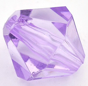 Faceted Bicone (Purple)