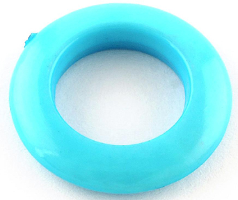 Circle Beads (Aqua Blue)