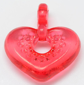 Dangling Heart Pendant (Assorted Colors)