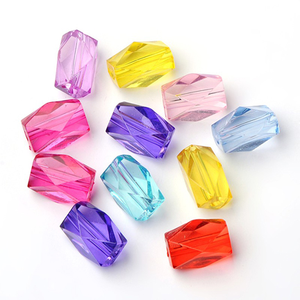 Faceted Rectangular Bead