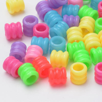 Frosted Pony Beads