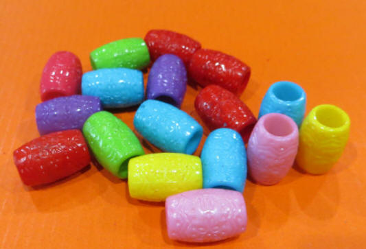 Flower Barrel Bead (opaque)