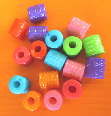 Textured Drum Beads