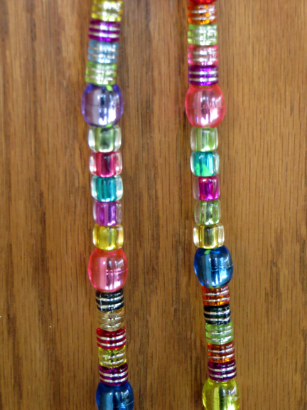 Parrot Bling (closeup of beads)