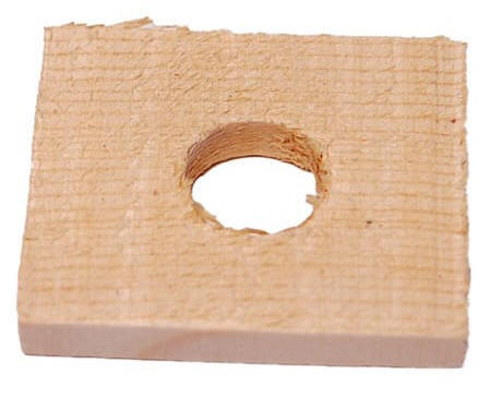 1.25″ L x 1.5″ W x .25″ H (1/2" Hole) 