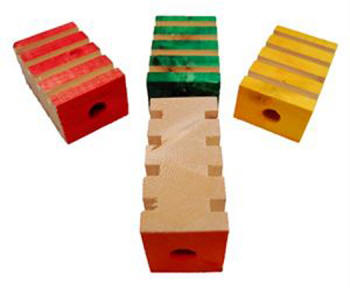 Groovy Blocks - Four (2" x 3")