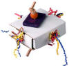 Almond Foot Toy Forager by Super Bird Creations