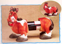 Pinto Horse Wine Bottle Holder
