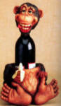 Monkey Wine Bottle Holder Big Feet Stomper