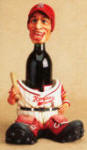 Baseball Player Wine Bottle Holder Big Feet Stomper 