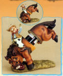 Bronco Rider Wine Bottle Holder