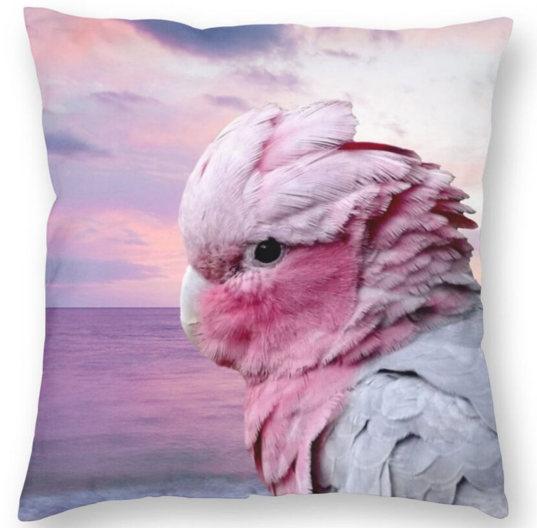 Rosebreasted 'too (Galah) Pillow Case