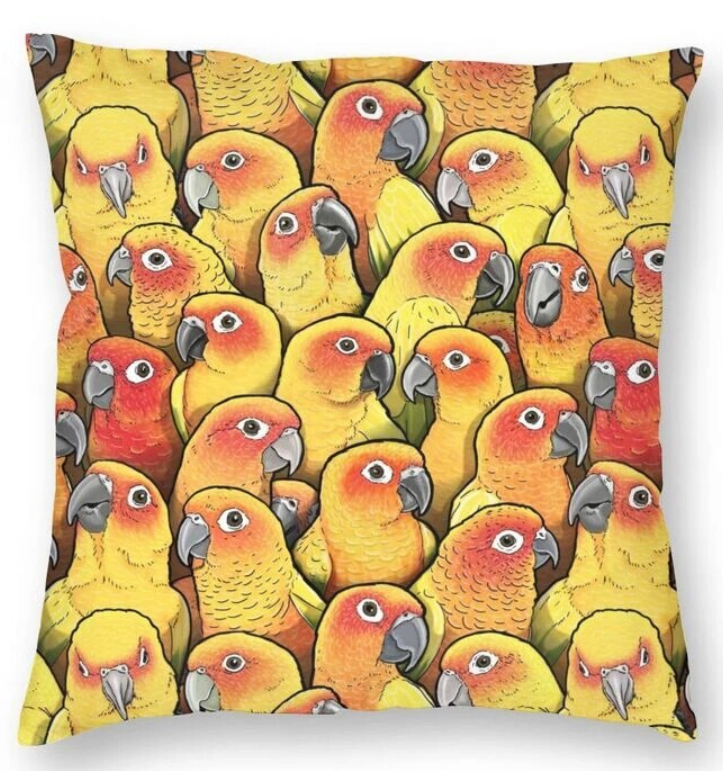 Sun Conure Pillow Case