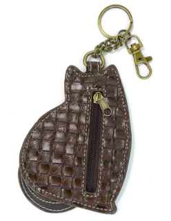 LaZzy Cat Key Fob Coin Purse by Chala