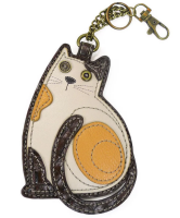 LaZzy Cat Key Fob Coin Purse by Chala