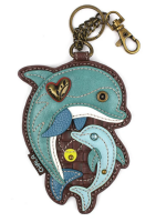 Dolphins Key Fob Coin Purse by Chala