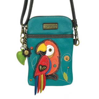 Red Parrot - Cellphone Crossbody