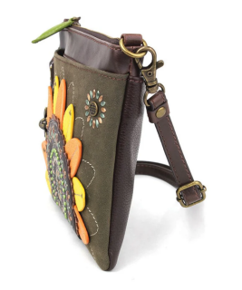 Dazzled Sunflower - Olive -  Mini Crossbody